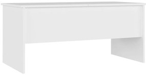 Mesa de centro 102x50,5x46,5 cm madeira processada branco