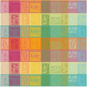 Toalha de mesa jacquard com revestimento acrílico Arc En Ciel