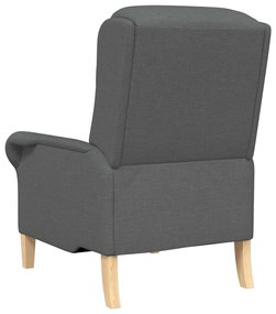 Poltrona Cinza Escuro 52 cm Tecido