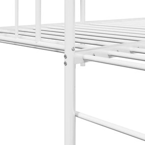 Estrutura de Cama Dia com Cama Auxiliar Branca 100x190 cm Aço