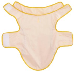 Capa de chuva para cães com tiras reflectoras amarelo XS