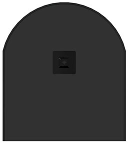 Espelho de parede 80x35 cm oval preto