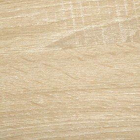 HOMCOM Secretária de Canto Secretária em Forma de L com Prateleiras Ajustáveis para Escritório Casa Estúdio 120x70x75cm Branco e Carvalho