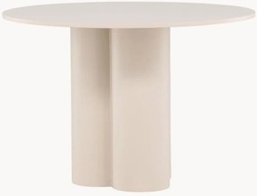 Mesa de jantar redonda com efeito de madeira Olivia, Ø 110 cm