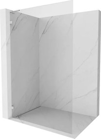 Mexen Lunar L parede de duche Walk-in esquerda 100 x 200 cm, transparente 8 mm, cromada - 830L-100-000-01-00-L