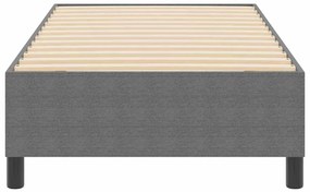Cama Box vidaXL Cinza Claro 100x200 cm em Tecido Corduroy