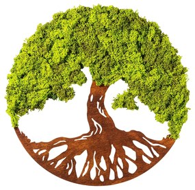 Acessório Decorativo de Parede Tree Of Life – Verde – 44 x 1 x 44 cm