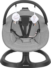 Cadeira Balanço elétrica para bebés Zazu Cinza