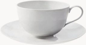 Chávena de chá de porcelana artesanal com pires Urbino