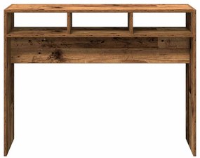 Mesa consola madeira antiga 105x30x80 cm madeira trabalhada