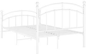 Estrutura de cama 120x200 cm metal branco