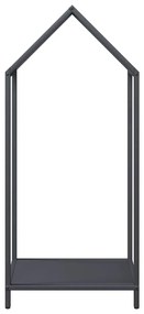 Suporte para lenha 40x25x90 cm aço laminado a frio antracite