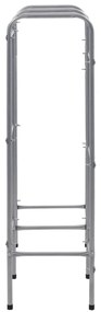 Prateleira para 6 caixas 96x33x116 cm aço prateado