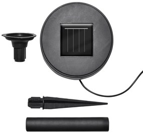 Candeeiros de jardim 6 pcs LED com estacas e painéis solares