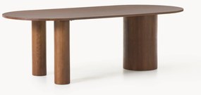 Mesa de jantar oval em madeira de carvalho Dunia, 180 x 110 cm