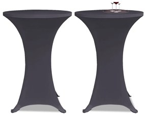 Capa extensível para mesa 4 pcs 60 cm antracite