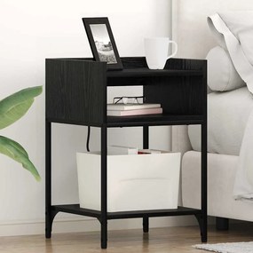 vidaXL Armários de Canto 2 pcs Carvalho preto 40 x 40 x 61 cm