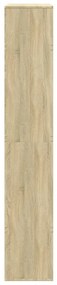 Estante 100x33x187,5 cm derivados de madeira carvalho sonoma