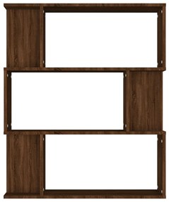 Estante/divisória madeira proces. 80x24x96cm carvalho castanho