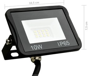Projetor c/ iluminação LED 10 W branco frio