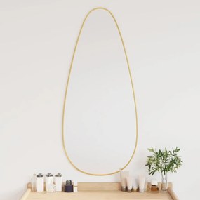vidaXL Espelho de parede 100x45 cm dourado