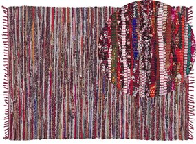 Tapete em algodão multicolor 160 x 230 cm DANCA Beliani