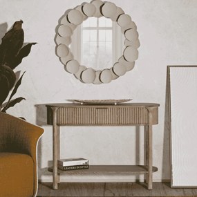 MESA CONSOLO GOTHENBURG 110X40X80 CM CASTANHO
