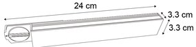 LED Candeeiro de teto moderno preto para sistema de calhas de iluminação monofásico 5W 400 lm 2700-4000K - Iconic Tsiri Moderno