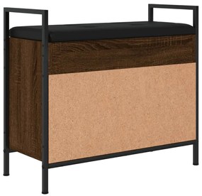 Banco sapateira 65,5x32x57,5cm derivados madeira carv. castanho