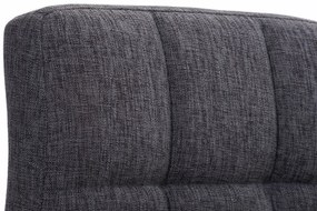 Banco de bar Peru em tecido 46 x 94-114 x 47 cm Cinzento