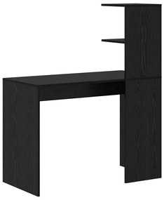 Secretária de Escrita Carvalho Preto Carvalho Preto MDF, laminado