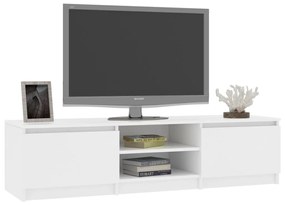 Móvel de TV 140x40x35,5 cm contraplacado branco