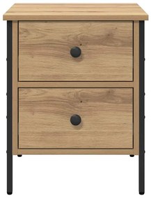 Gabinete de Cabeceira Carvalho Artesanal 40x42x50 cm Madeira Engenheir