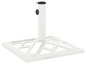 Base para guarda-sol ferro fundido 44x44x31 cm branco