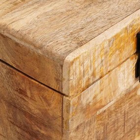 Caixa de Armazenamento Madeira de mangueira maciça