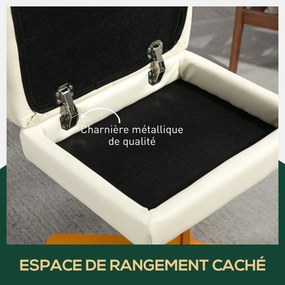 Poltrona de relaxamento com apoio para os pés, poltrona de descanso, giratória a 360°, encosto reclinável, 80 x 86 x 99 cm, creme