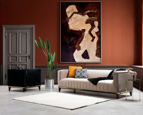 Sofá de 3 Lugares Bellino – Bege – 222 cm x 89 cm x 75 cm