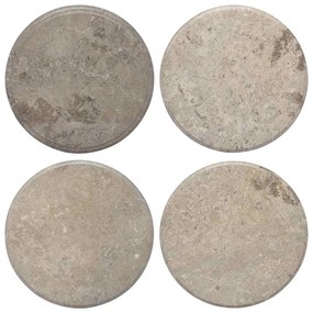 Tampo de mesa Ø50x2,5 cm mármore cinzento