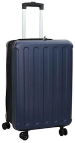 vidaXL Mala Dobrável Hard Shell 24'' Azul Escuro 43x27x66 cm ABS