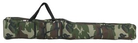 Saco para cana de pesca 160 cm tecido oxford camuflagem verde