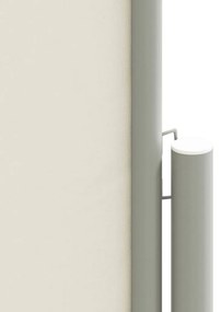 Toldo lateral retrátil 140x1200 cm cor creme