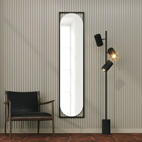 Espelho Henri – Preto – 40 cm x 167 cm