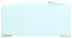 Suporte de TV/monitores em vidro 120x30x13 cm verde