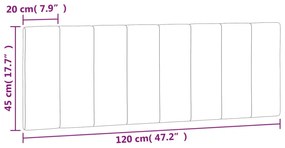Almofadão de cabeceira 120 cm veludo preto