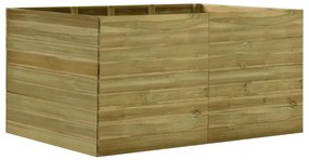 vidaXL Canteiro elevado para jardim 200x150x97 cm pinho impregnado