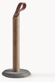 Suporte para rolos de cozinha em madeira de carvalho Grab