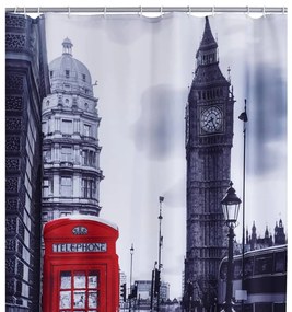 RIDDER Cortina de duche London 180x200 cm