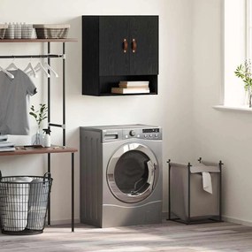 vidaXL Armário de Parede Carvalho preto 60 x 31 x 70 cm