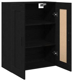 vidaXL Estante de Parede Carvalho preto 69.5 x 34 x 90 cm