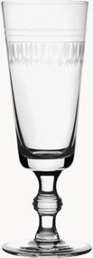 Copos de champanhe em cristal artesanal Ovals, conjunto de 4
